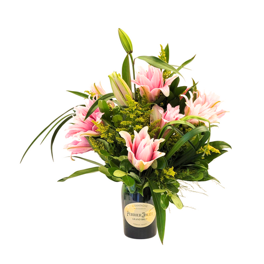 PJ - Upcycled Vase - Bubbles Make Me Happy