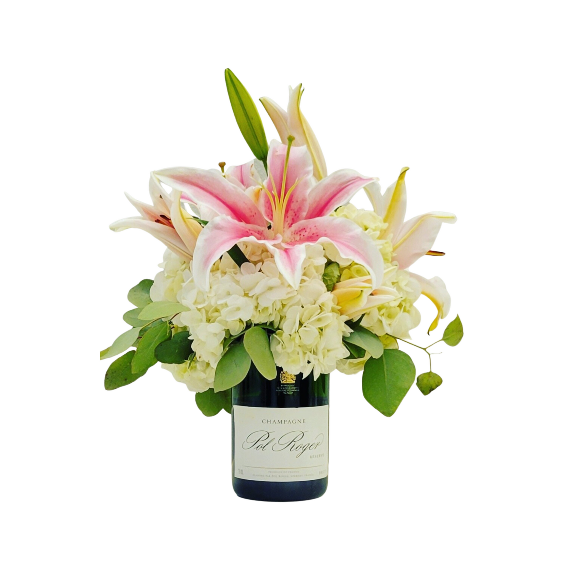 PR Upcycled Champagne Vase - Bubbles Make Me Happy