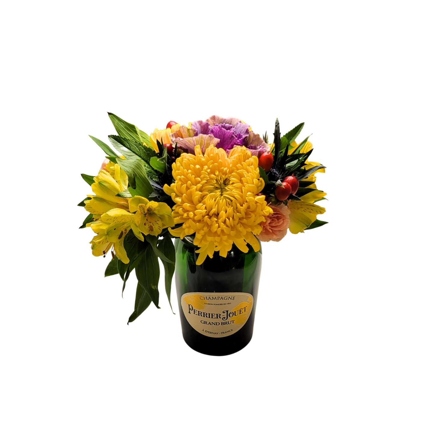 PJ Upcycled Vase - Bubbles Make Me Happy