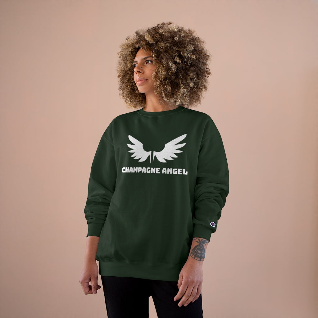 Angel - Champion Unisex Sweatshirt - Bubbles Make Me Happy