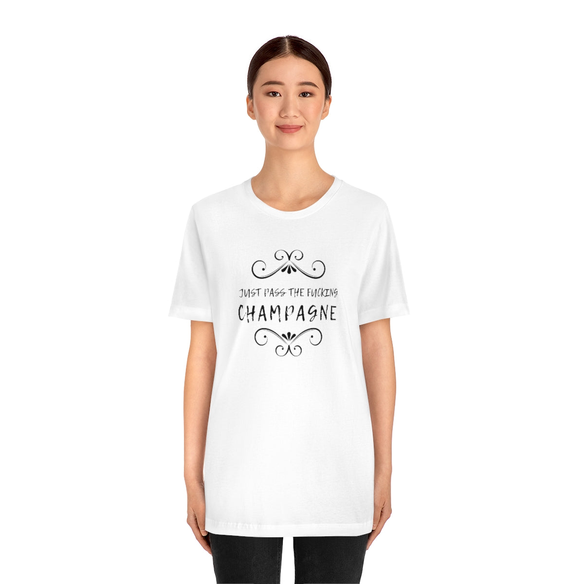 Just Pass - Unisex Jersey Short Sleeve Tee - Bubbles Make Me Happy