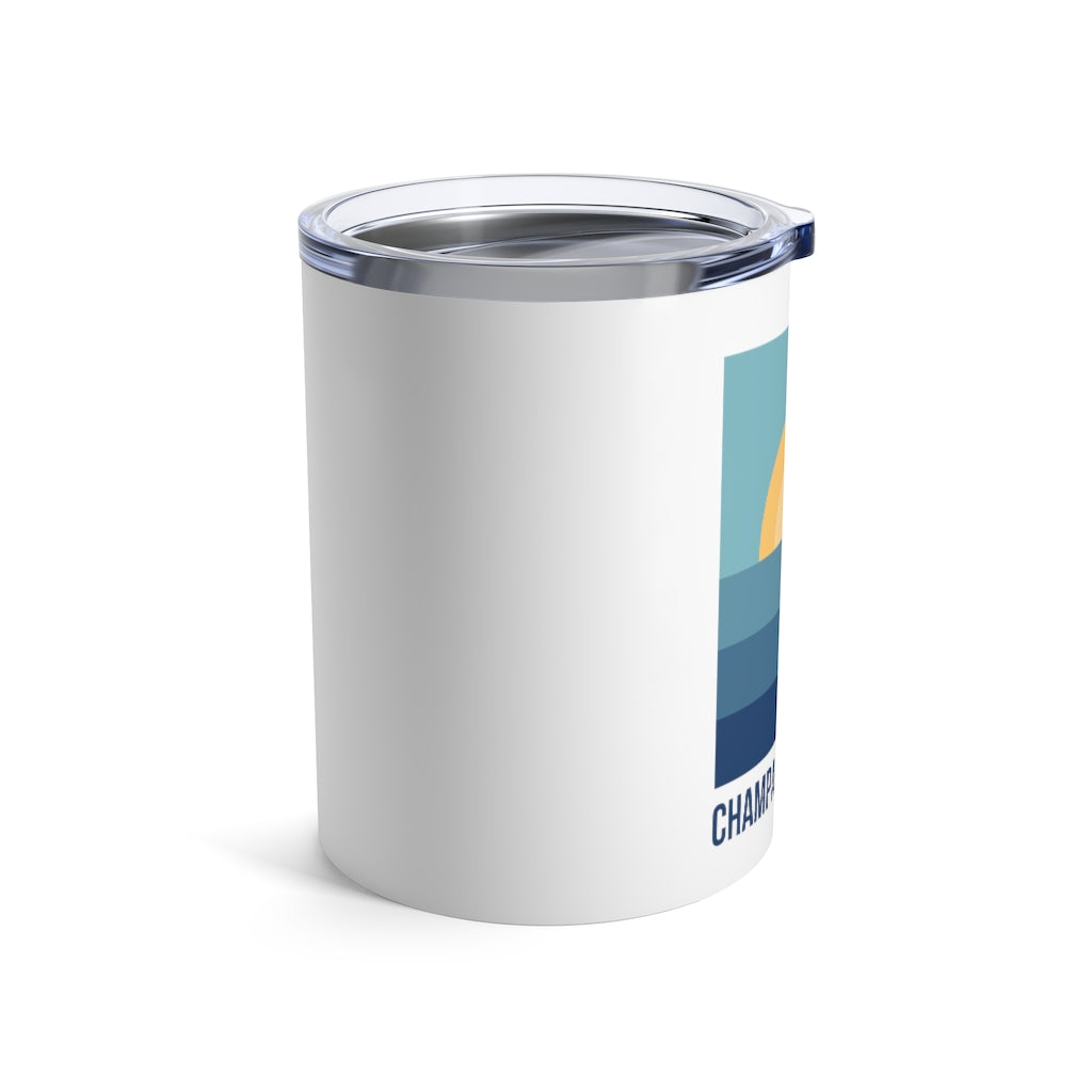 Summer - White Tumbler 10oz - Bubbles Make Me Happy