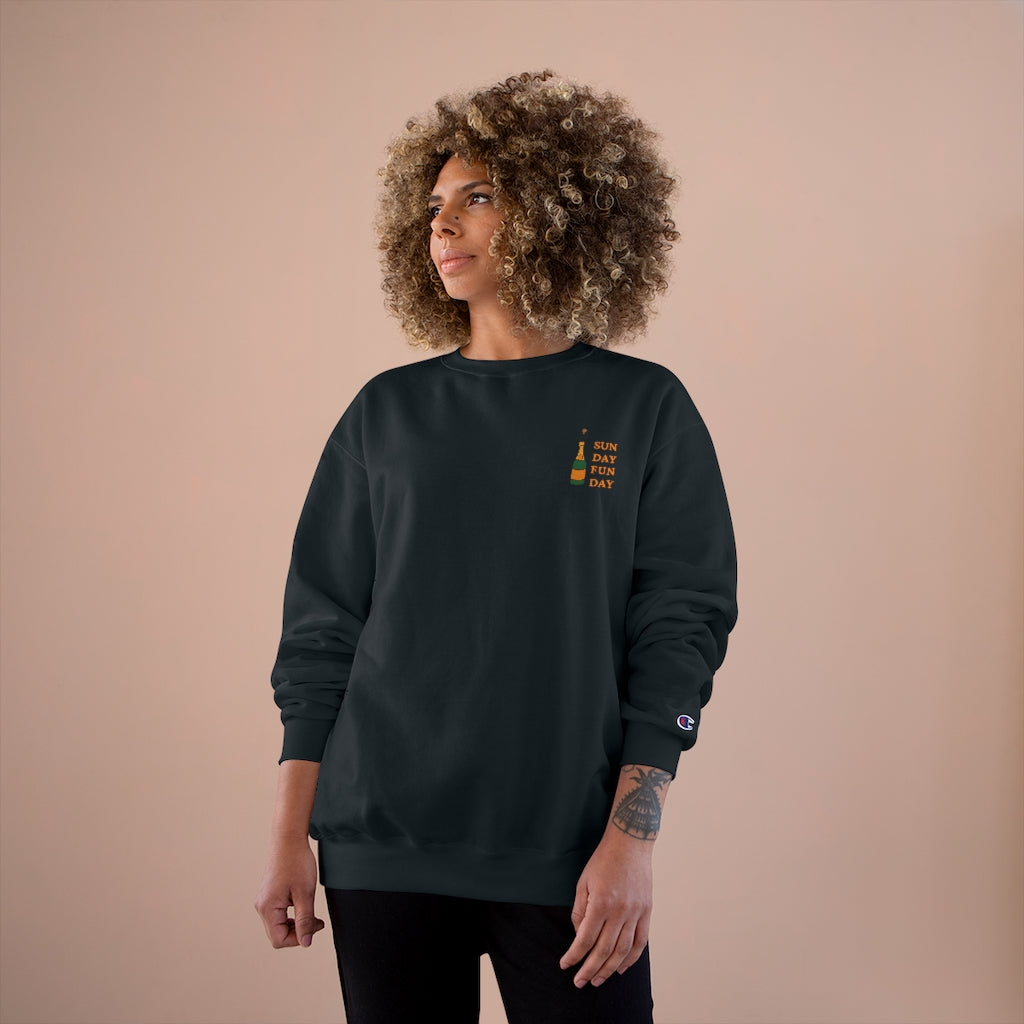 Funday - Champion Unisex Sweatshirt - Bubbles Make Me Happy