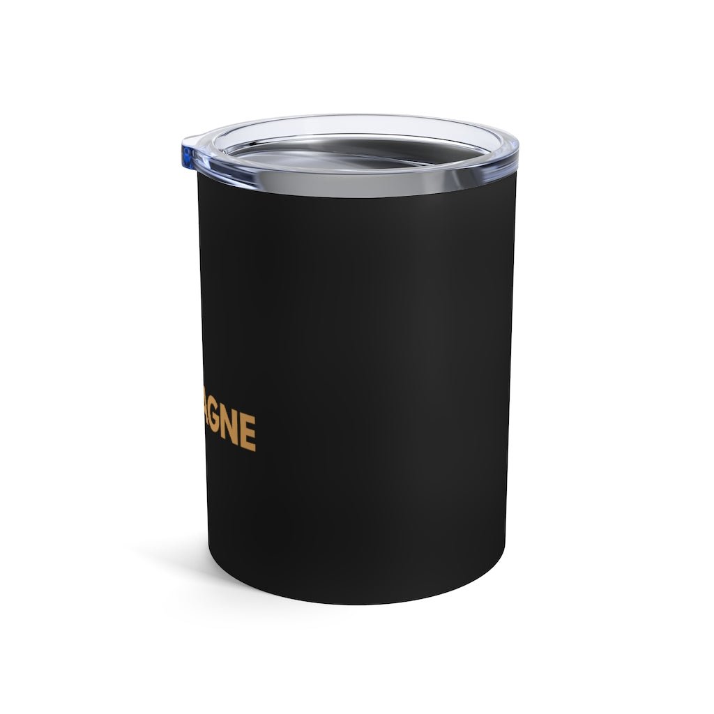 Peace - Black Tumbler 10oz - Bubbles Make Me Happy