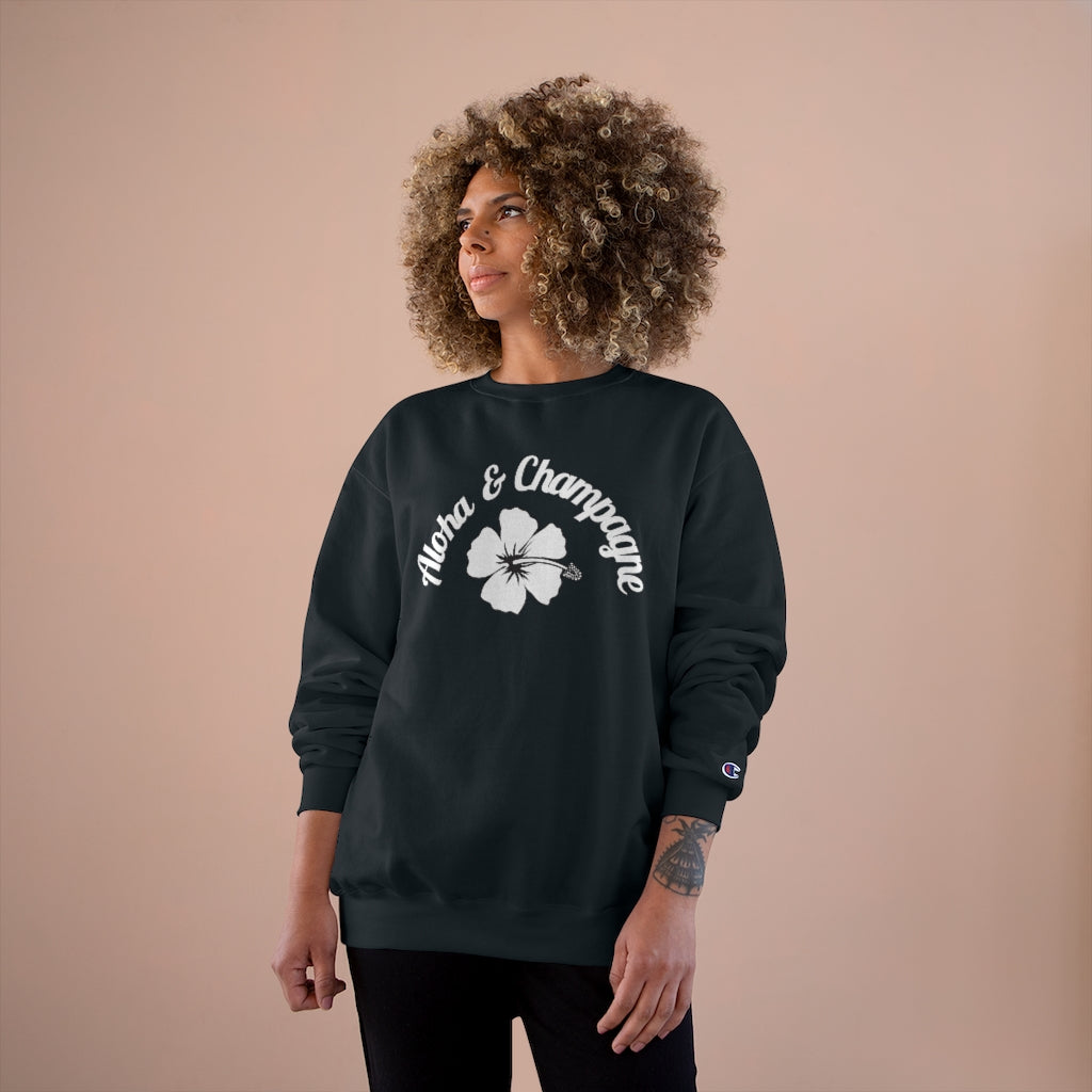 Aloha - Champion Unisex Sweatshirt - Bubbles Make Me Happy