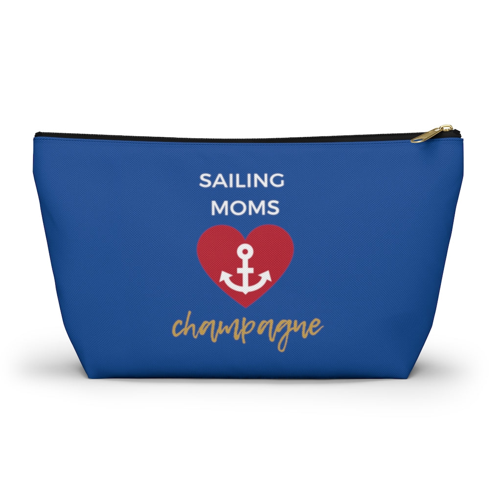 Sailing - Accessory Pouch w T-bottom - Bubbles Make Me Happy
