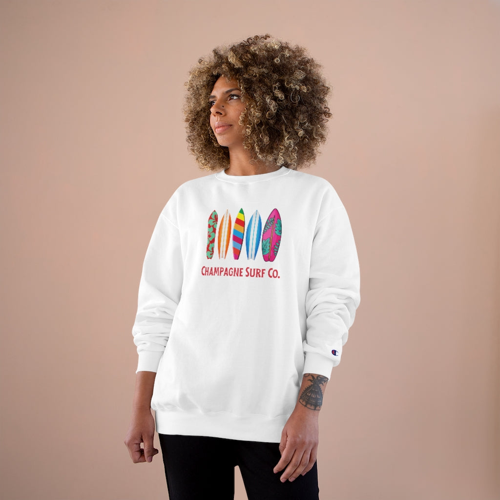 Surf Co - Champion Unisex Sweatshirt - Bubbles Make Me Happy