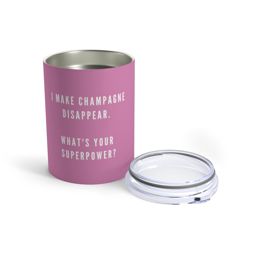 Superpower - Lilac Tumbler 10oz - Bubbles Make Me Happy