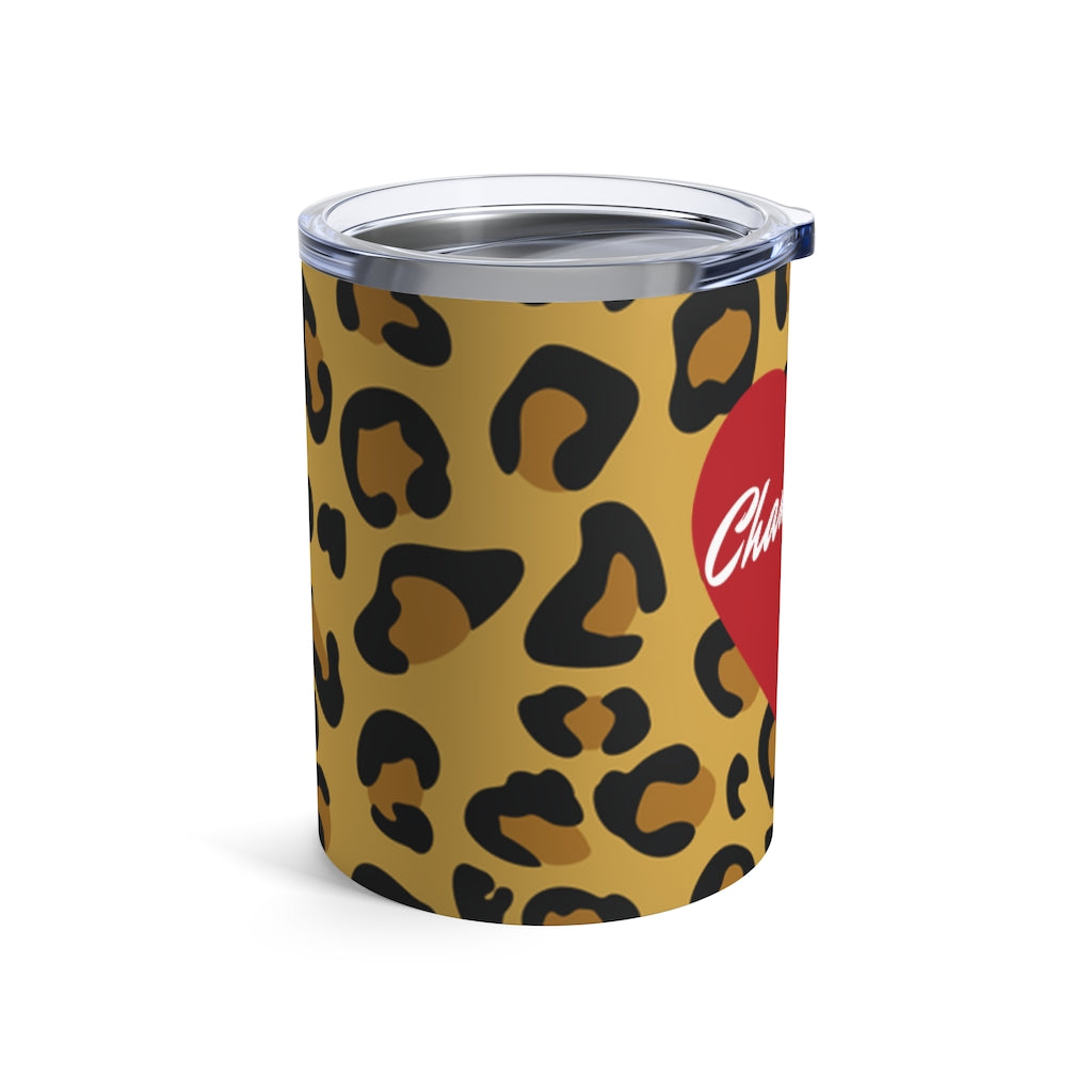 Leopard - Tumbler 10oz - Bubbles Make Me Happy