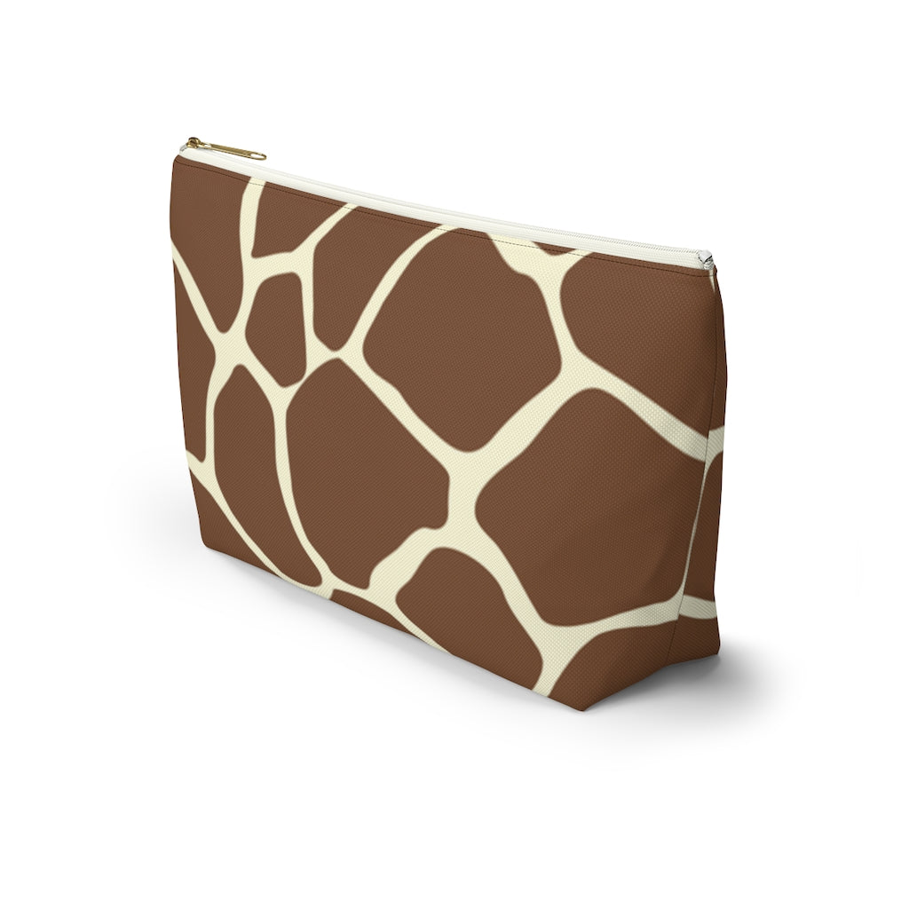 Giraffe - Accessory Pouch w T-bottom - Bubbles Make Me Happy