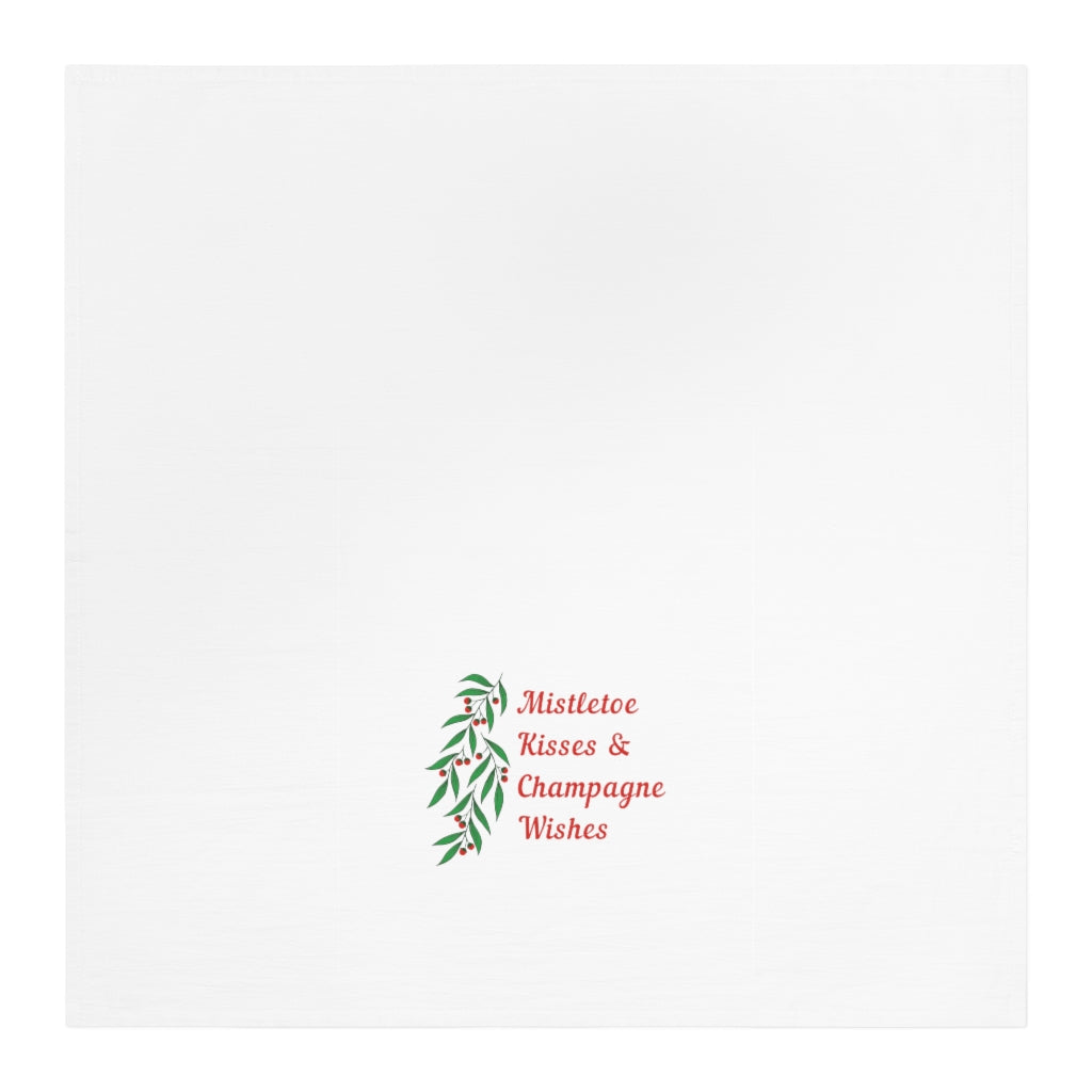 Mistletoe - Tea Towel - Bubbles Make Me Happy