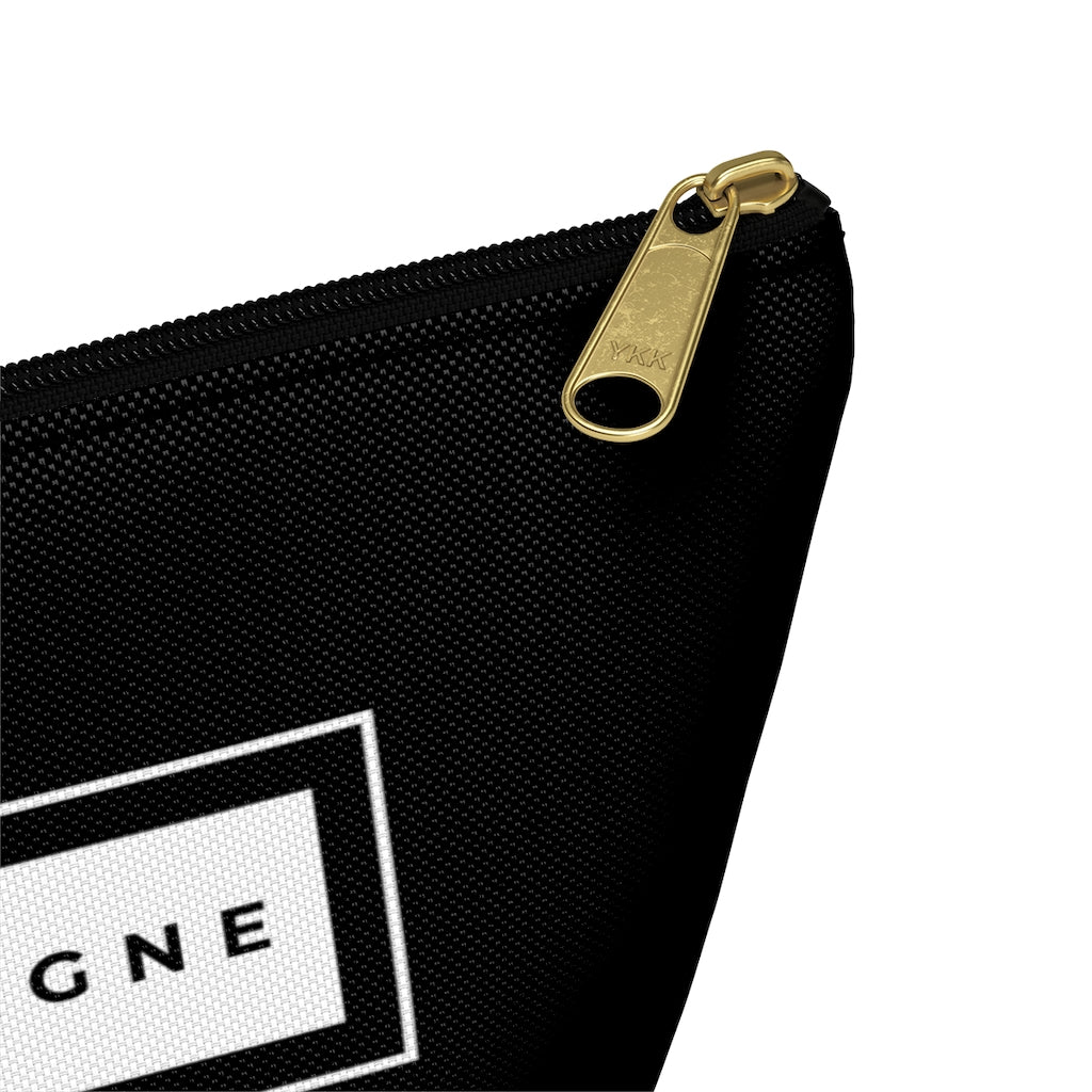 Champagne Classic - Accessory Pouch w T-bottom - Bubbles Make Me Happy