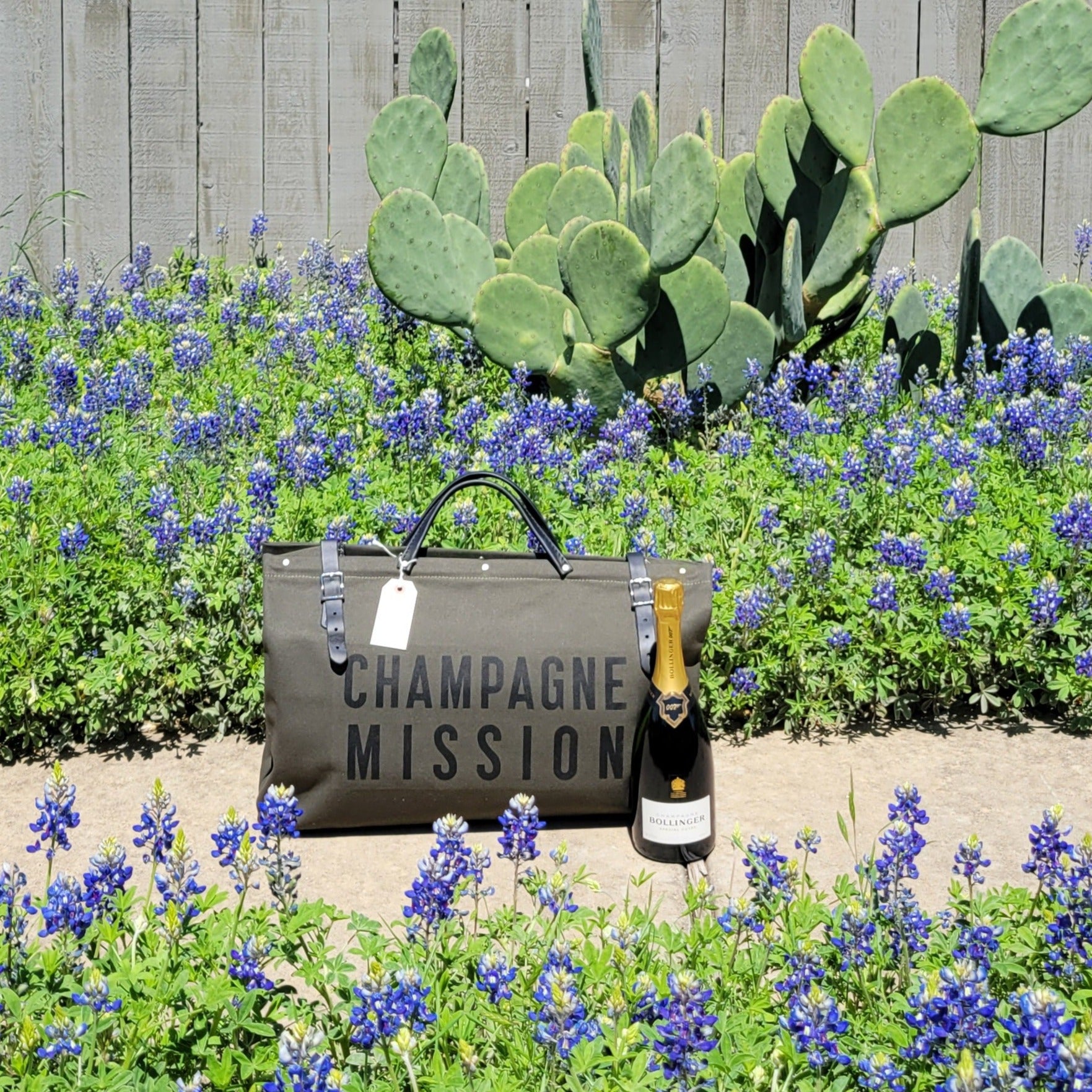 Champagne Mission - Forestbound Overnight Utility Bag - Bubbles Make Me Happy