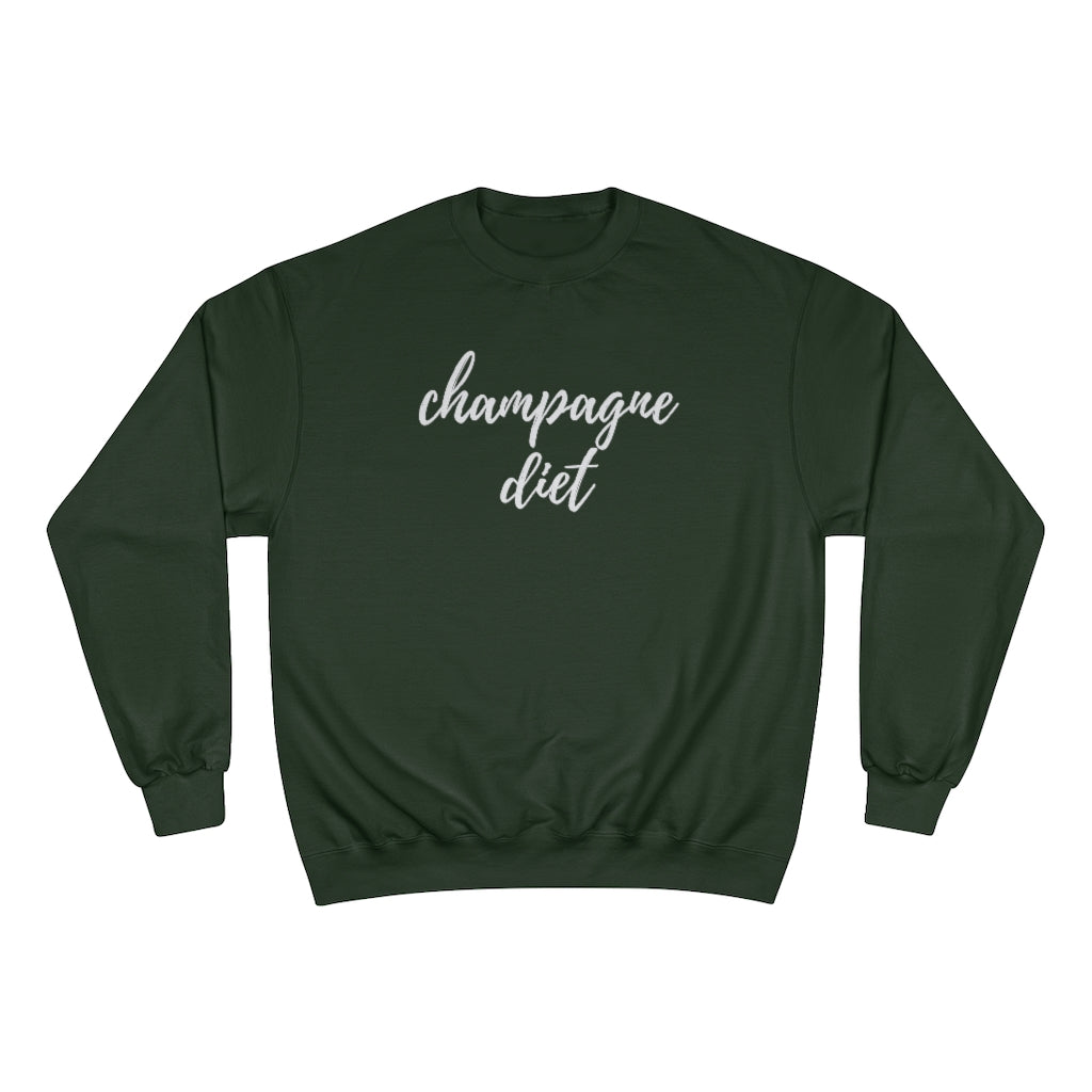 Diet - Champion Unisex Sweatshirt - Bubbles Make Me Happy