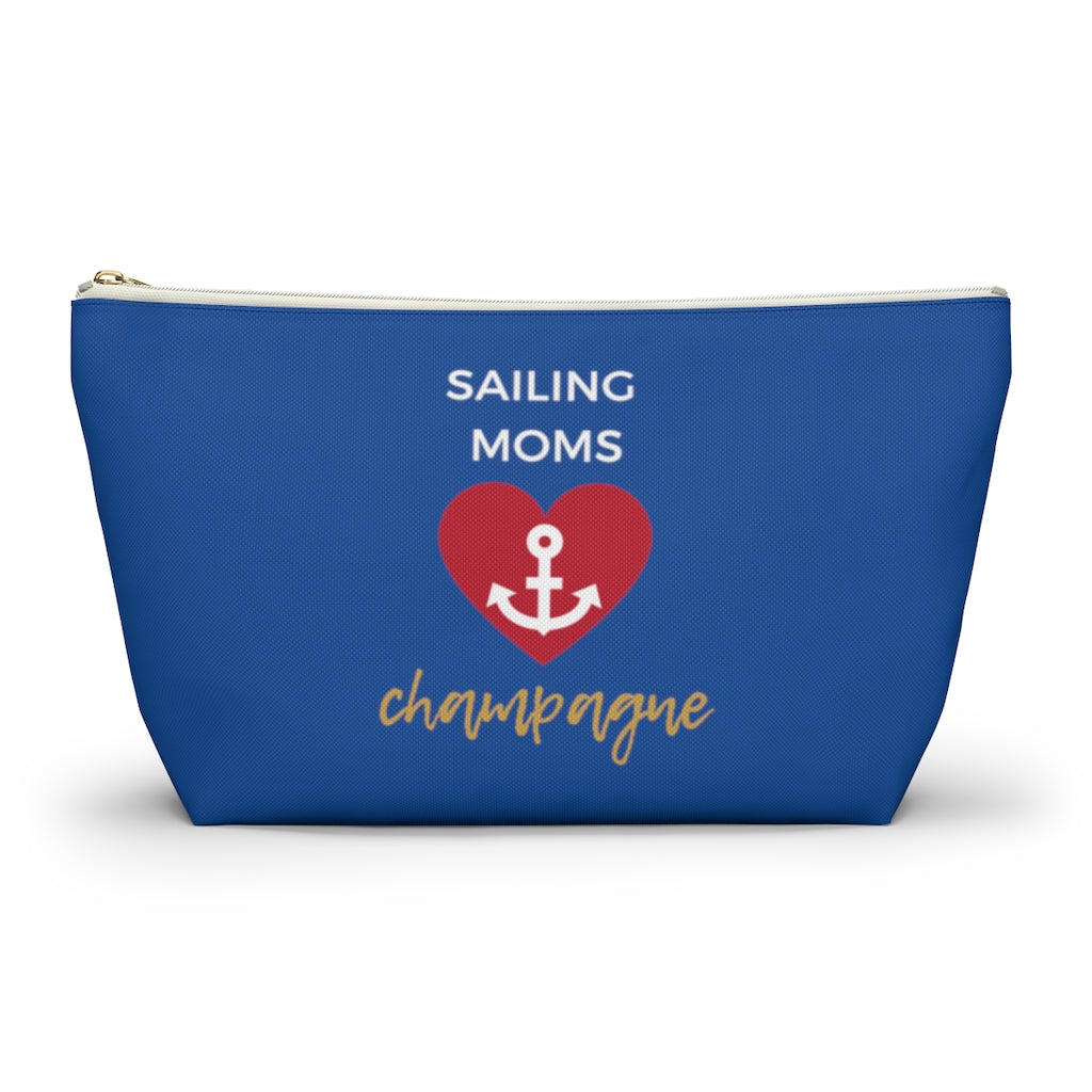 Sailing - Accessory Pouch w T-bottom - Bubbles Make Me Happy