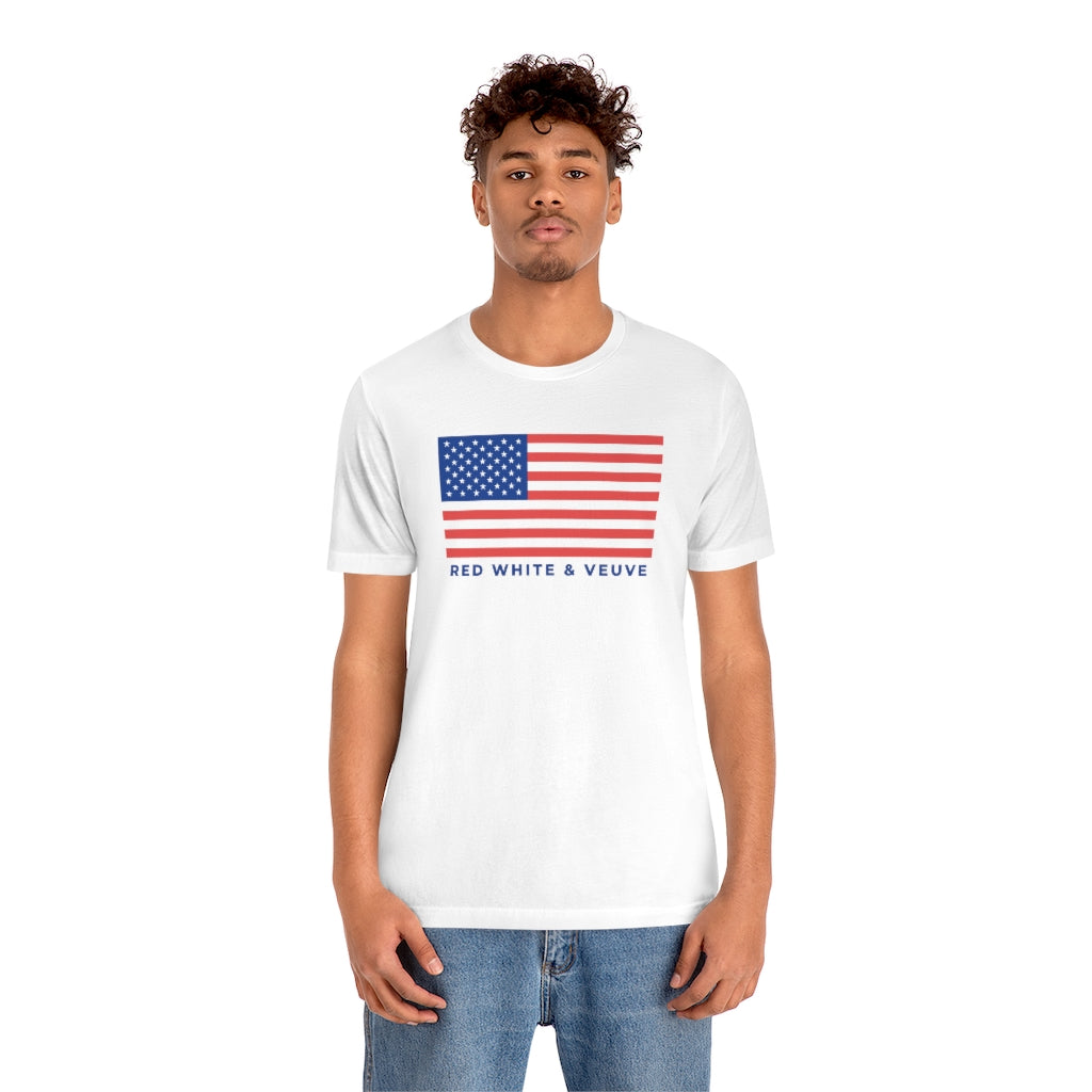 USA - Unisex Jersey Short Sleeve Tee - Bubbles Make Me Happy