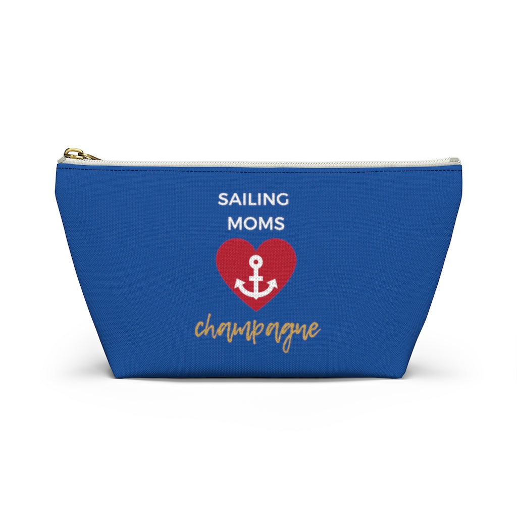 Sailing - Accessory Pouch w T-bottom - Bubbles Make Me Happy