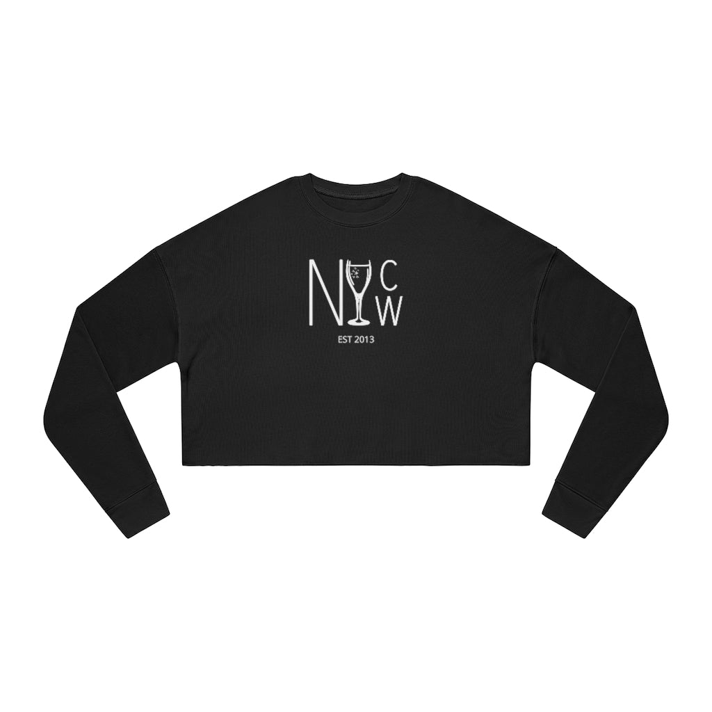NYCW - Women's Cropped Sweatshirt - Bubbles Make Me Happy