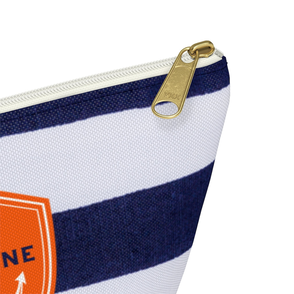 Nautical - Accessory Pouch w T-bottom - Bubbles Make Me Happy
