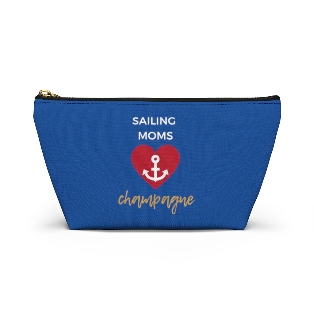 Sailing - Accessory Pouch w T-bottom - Bubbles Make Me Happy
