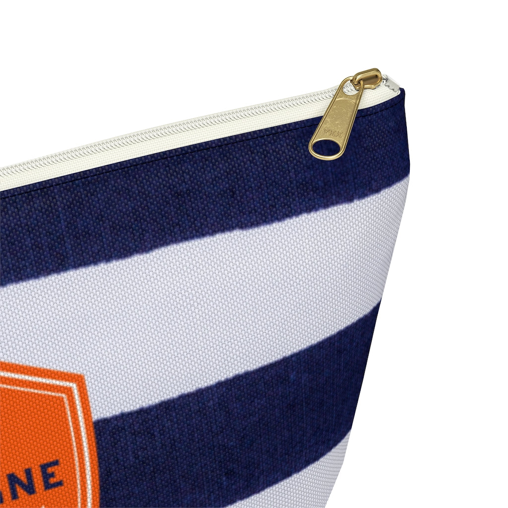 Nautical - Accessory Pouch w T-bottom - Bubbles Make Me Happy