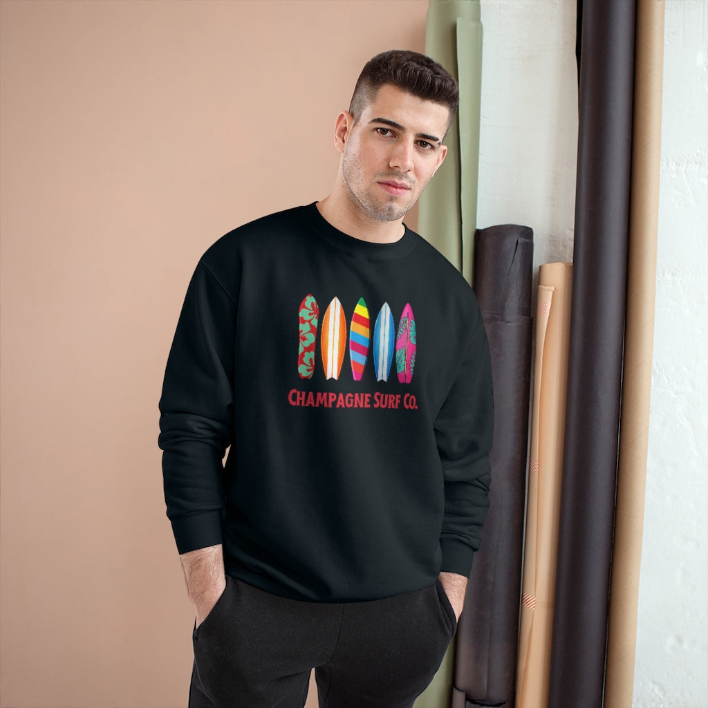 Surf Co - Champion Unisex Sweatshirt - Bubbles Make Me Happy