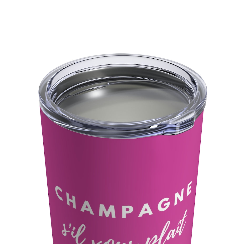 S'il Vous Plaît - Violet Tumbler 10oz - Bubbles Make Me Happy