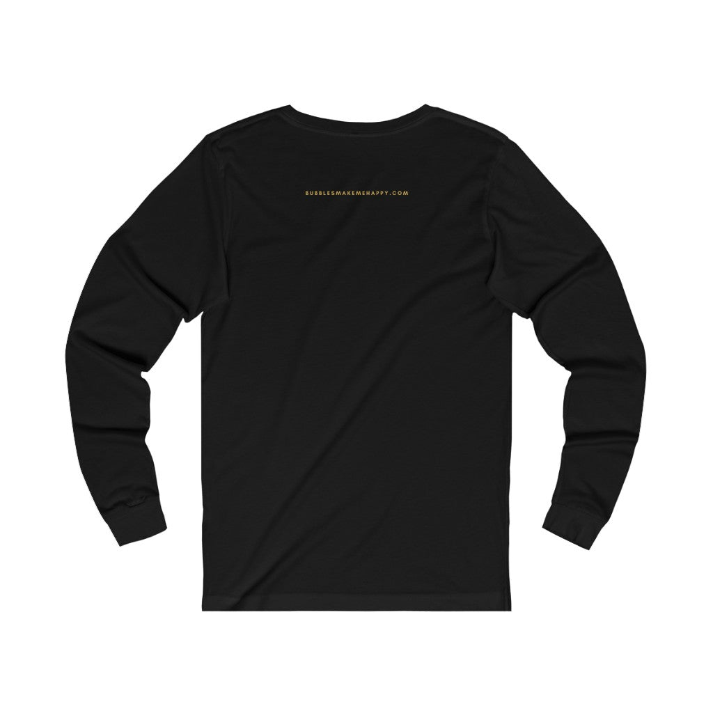 Shamrocks - Unisex Jersey Long Sleeve Tee - Bubbles Make Me Happy