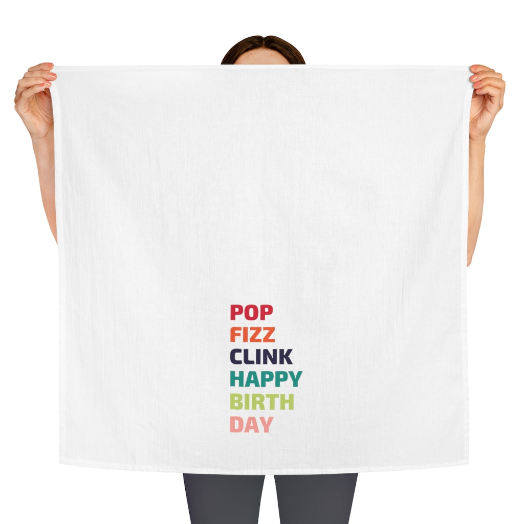 Birthday - Tea Towel - Bubbles Make Me Happy