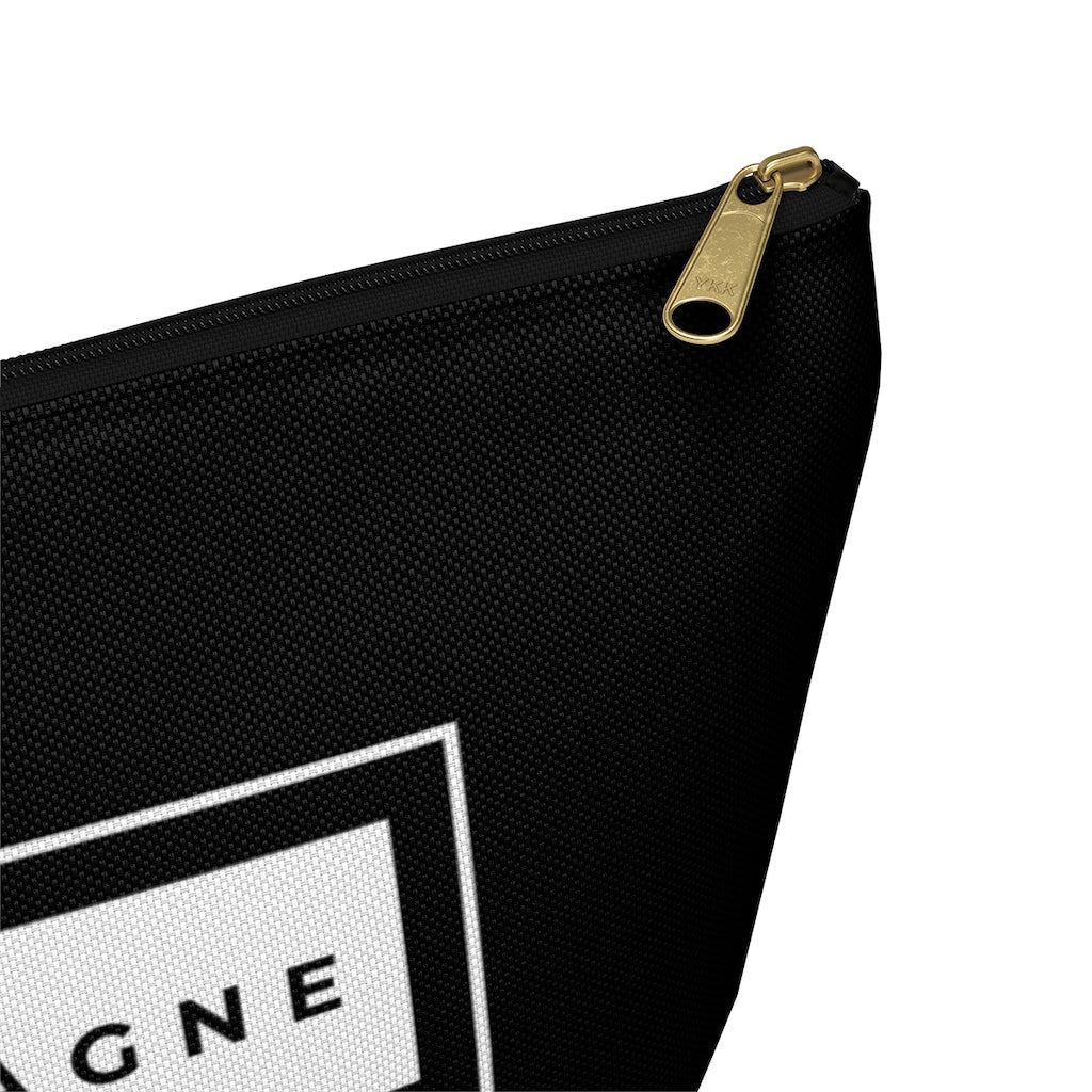 Champagne Classic - Accessory Pouch w T-bottom - Bubbles Make Me Happy