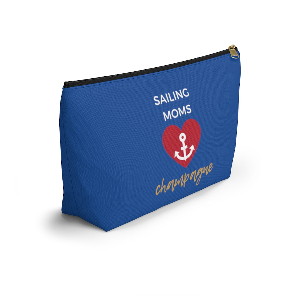 Sailing - Accessory Pouch w T-bottom - Bubbles Make Me Happy