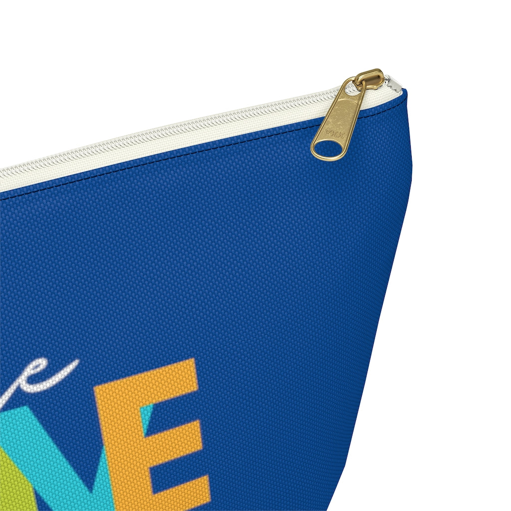 More - Accessory Pouch w T-bottom - Bubbles Make Me Happy