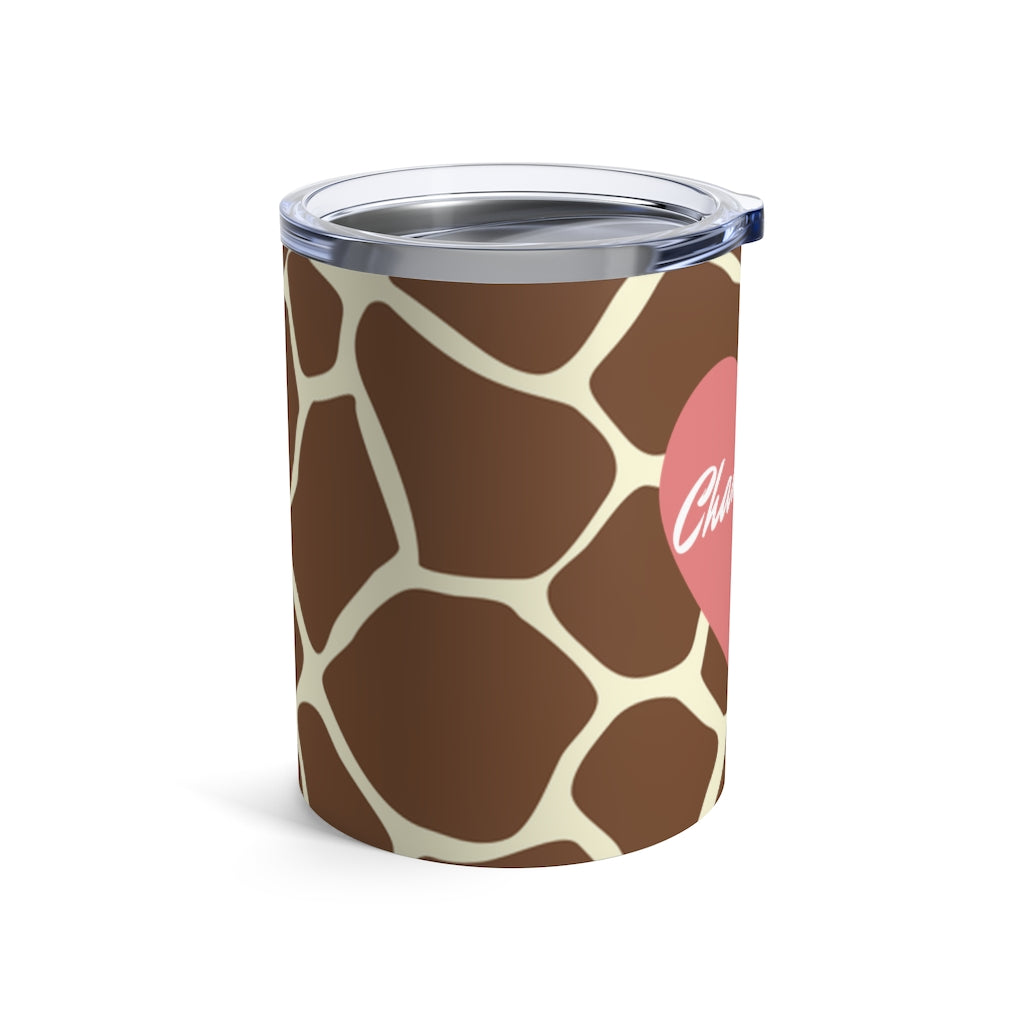 Giraffe - Tumbler 10oz - Bubbles Make Me Happy