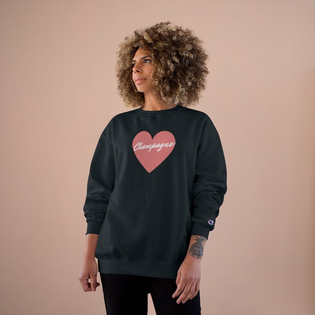 Heart - Champion Unisex Sweatshirt - Bubbles Make Me Happy