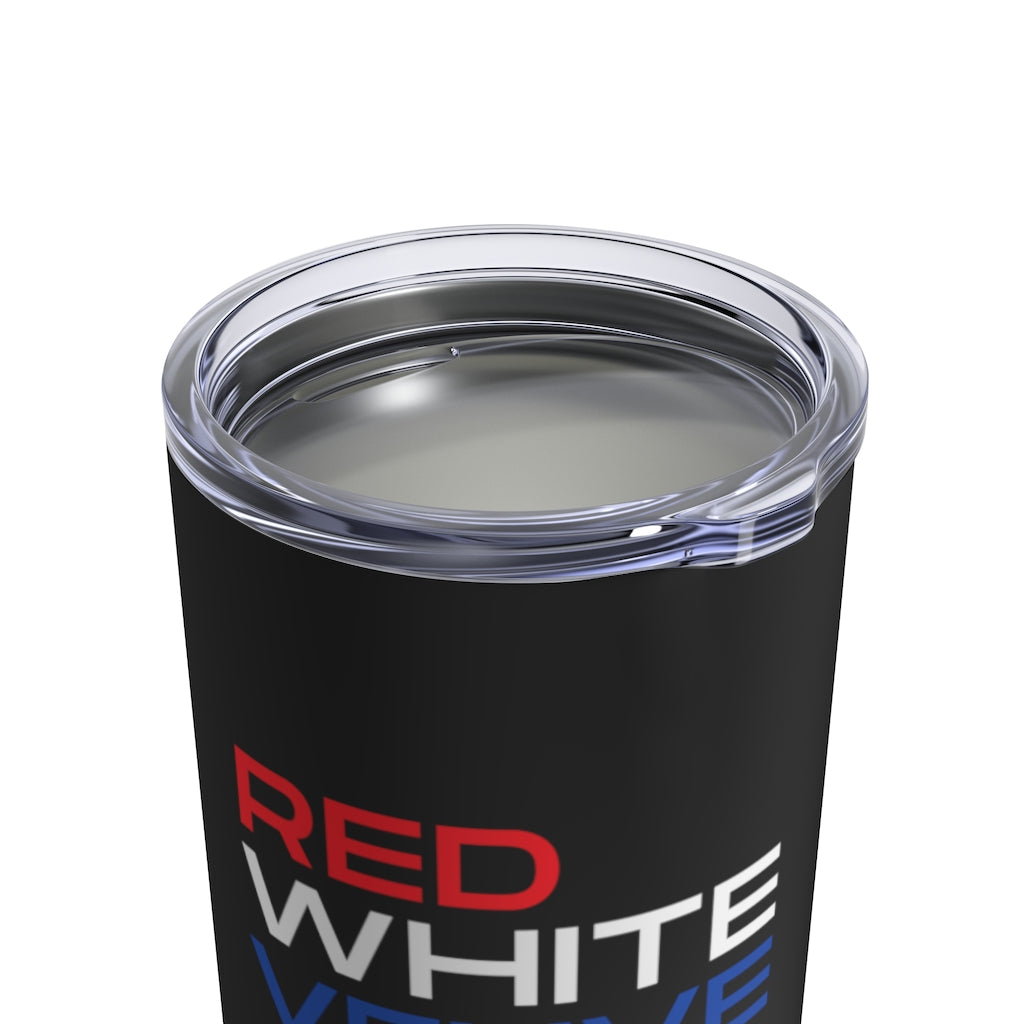 Patriotic - Black Tumbler 10oz - Bubbles Make Me Happy