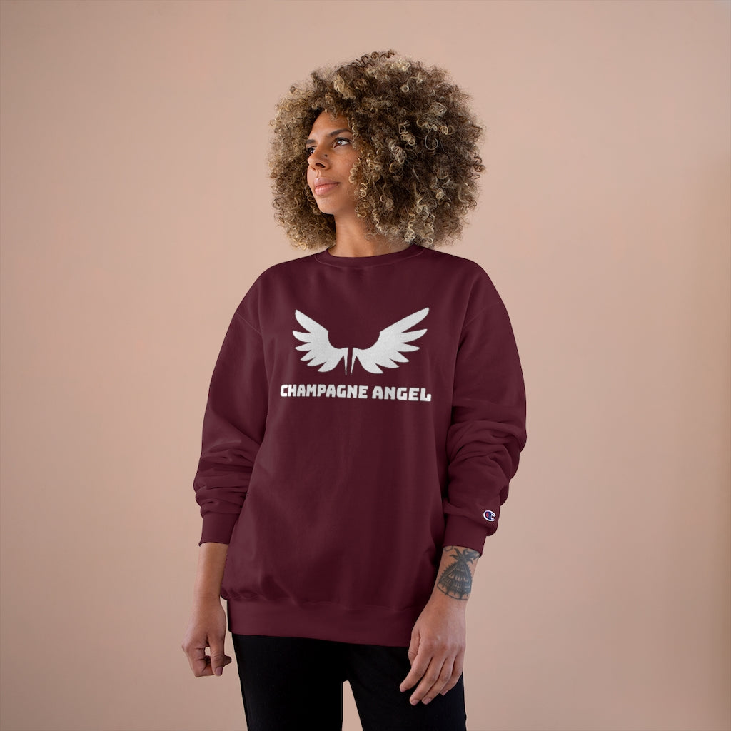 Angel - Champion Unisex Sweatshirt - Bubbles Make Me Happy