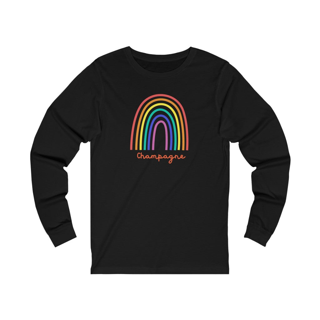 Kindness - Unisex Jersey Long Sleeve Tee - Bubbles Make Me Happy
