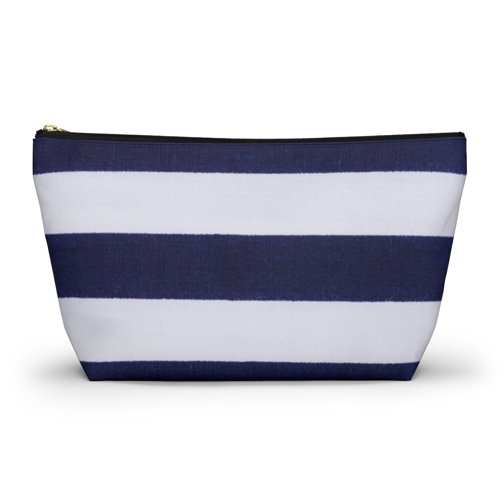 Nautical - Accessory Pouch w T-bottom - Bubbles Make Me Happy