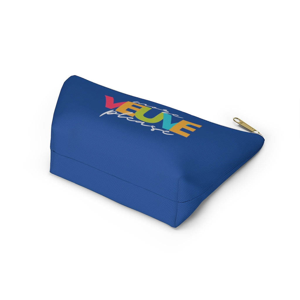 More - Accessory Pouch w T-bottom - Bubbles Make Me Happy