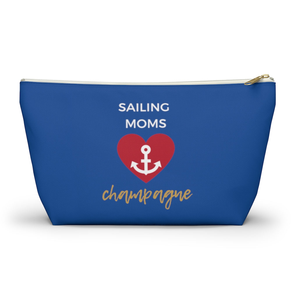 Sailing - Accessory Pouch w T-bottom - Bubbles Make Me Happy