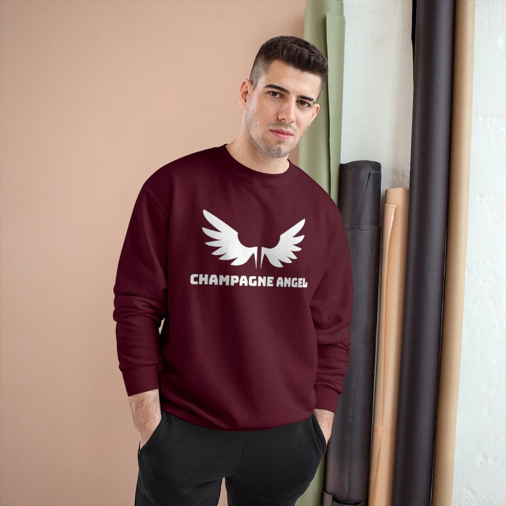 Angel - Champion Unisex Sweatshirt - Bubbles Make Me Happy