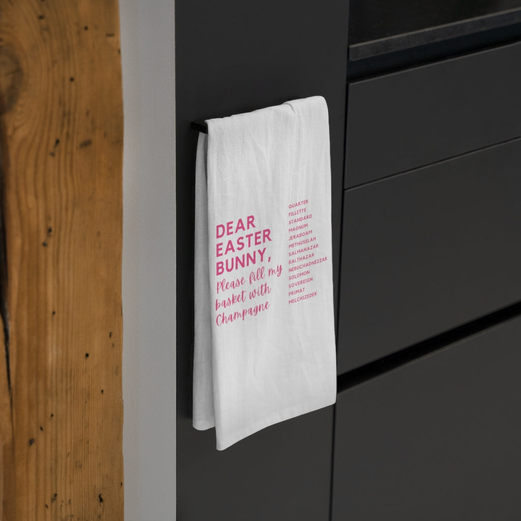Dear Easter Bunny - Tea Towel - Bubbles Make Me Happy