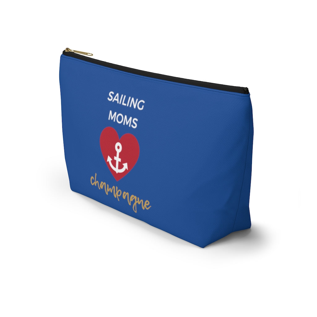 Sailing - Accessory Pouch w T-bottom - Bubbles Make Me Happy