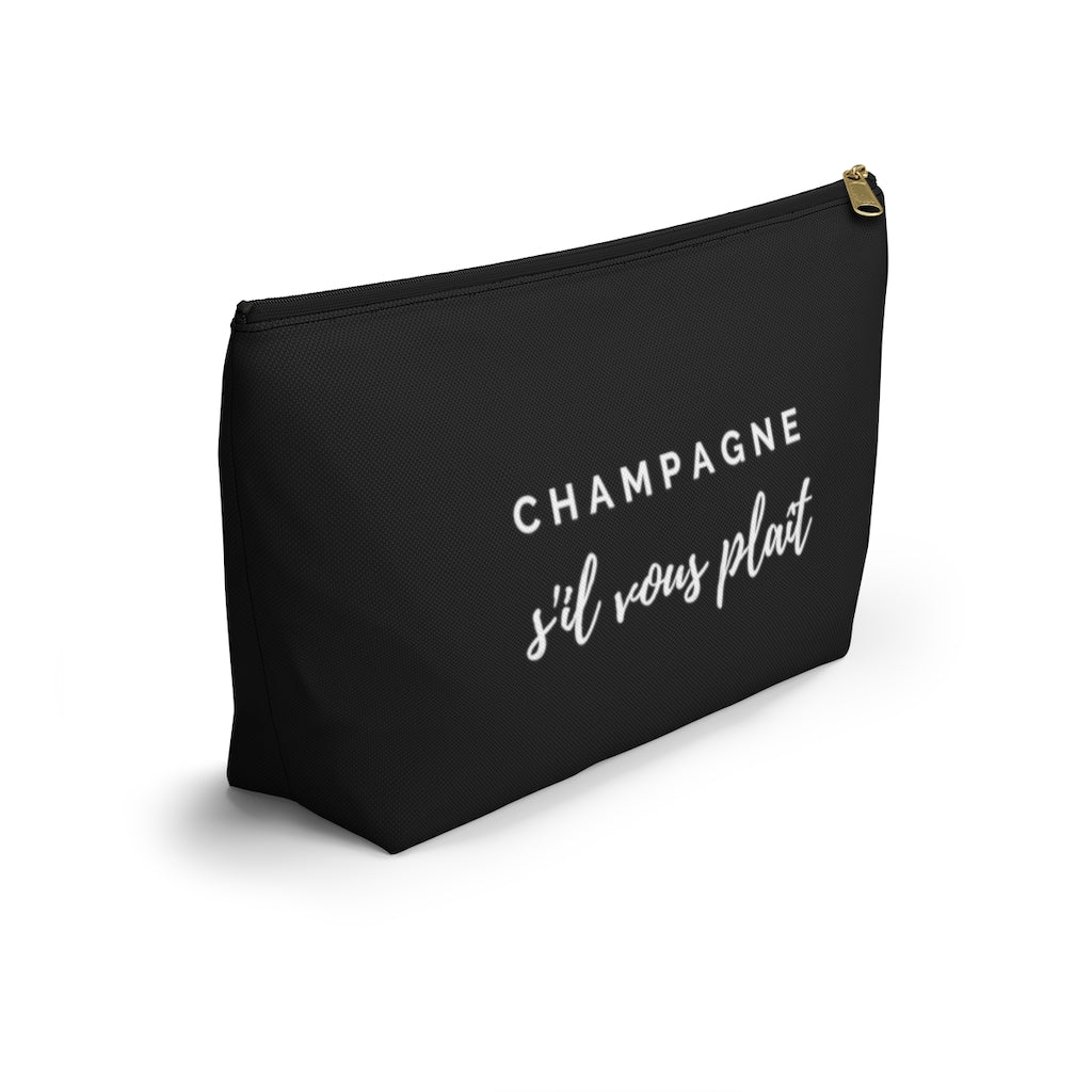 S'il Vous Plaît - Accessory Pouch w T-bottom - Bubbles Make Me Happy
