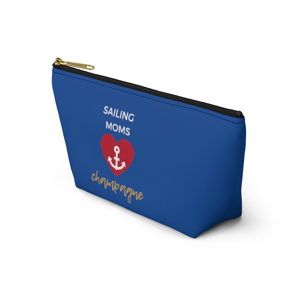 Sailing - Accessory Pouch w T-bottom - Bubbles Make Me Happy