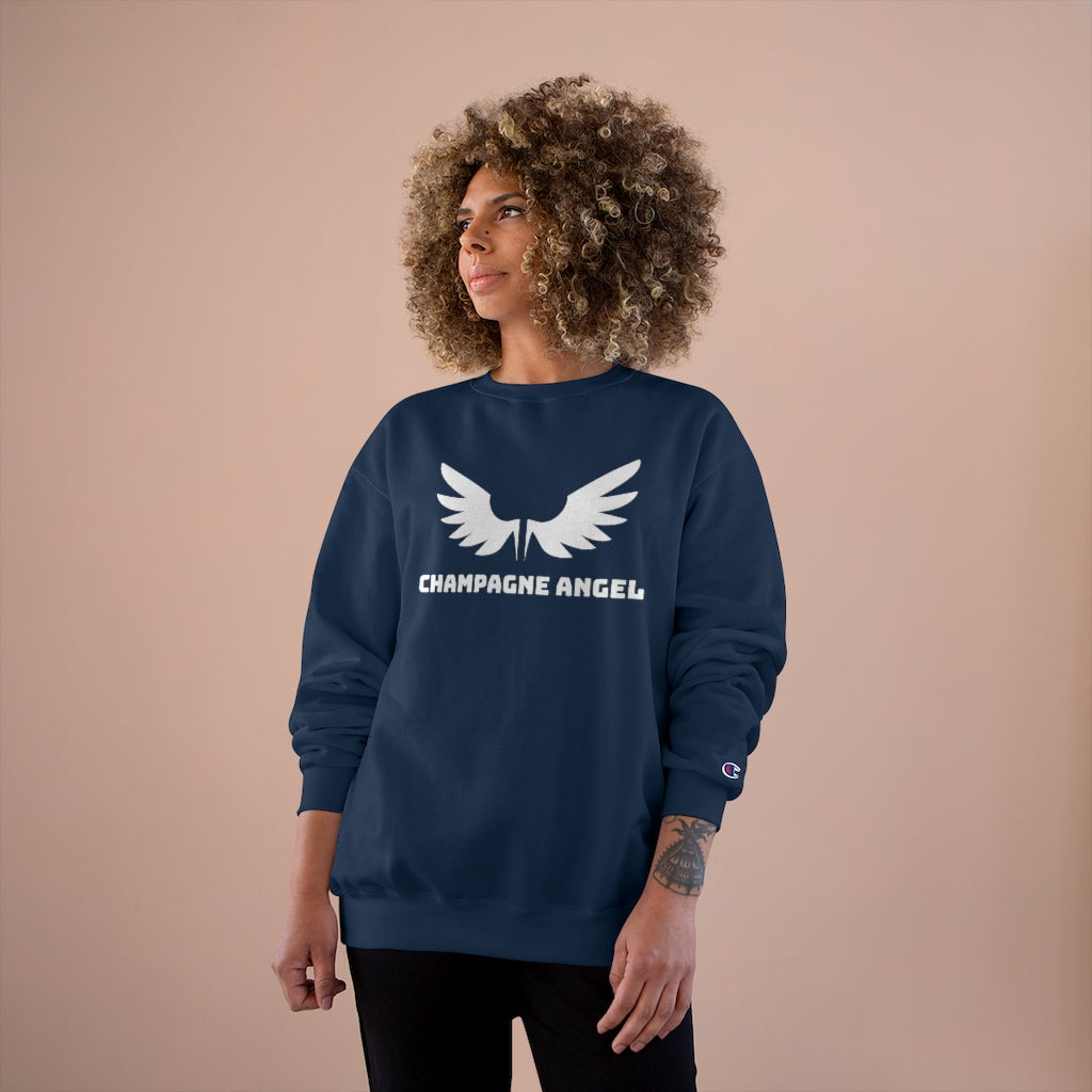 Angel - Champion Unisex Sweatshirt - Bubbles Make Me Happy