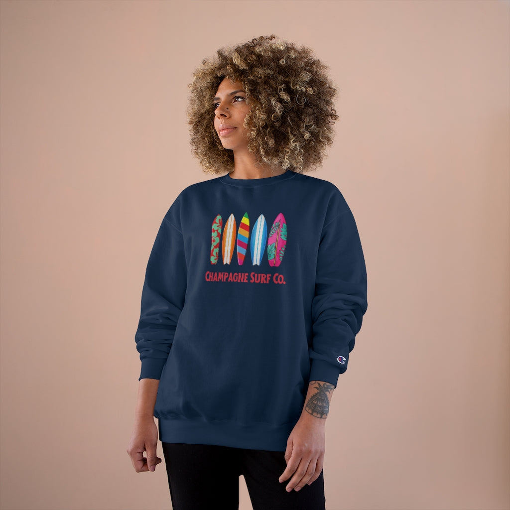 Surf Co - Champion Unisex Sweatshirt - Bubbles Make Me Happy