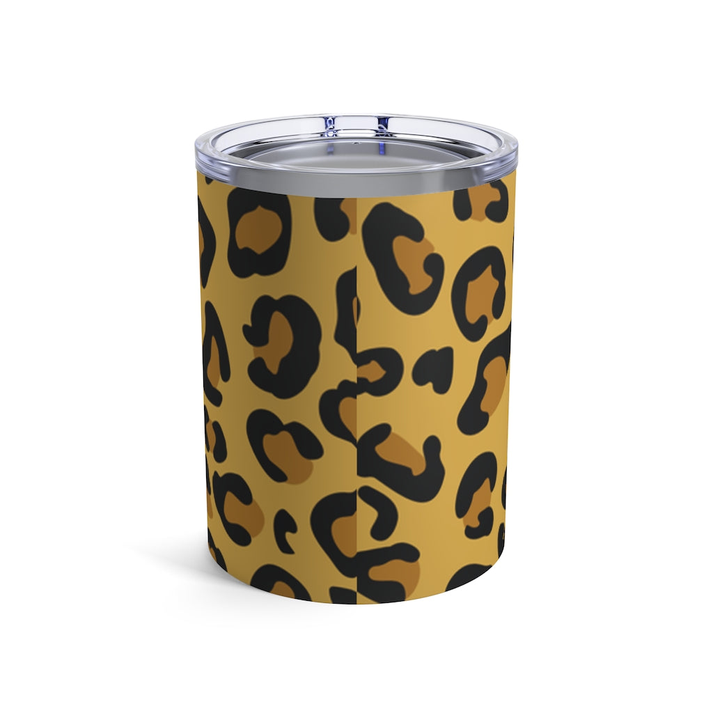 Leopard - Tumbler 10oz - Bubbles Make Me Happy