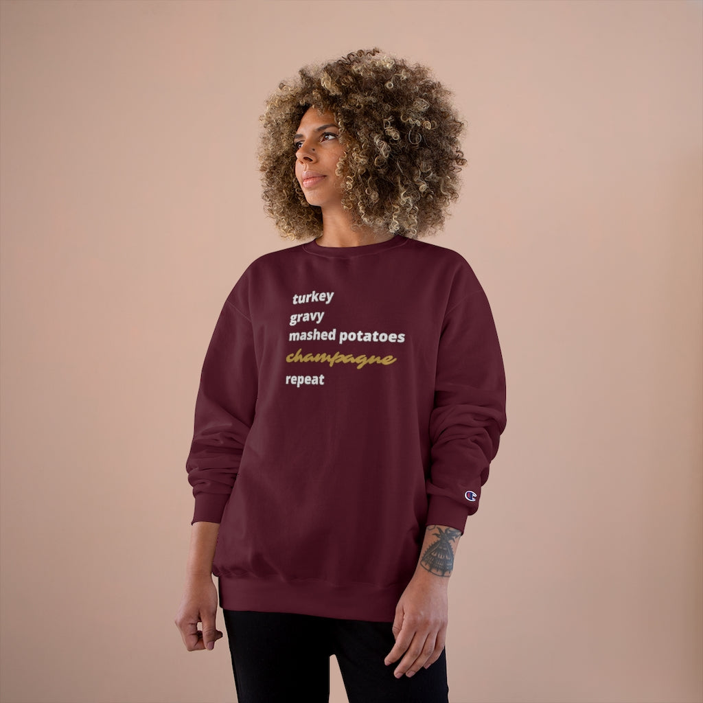 Turkey - Champion Unisex Sweatshirt - Bubbles Make Me Happy