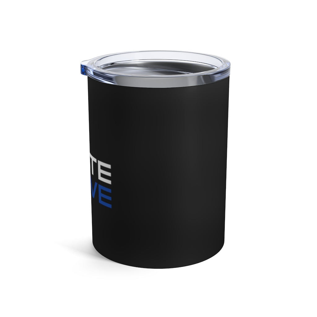 Patriotic - Black Tumbler 10oz - Bubbles Make Me Happy